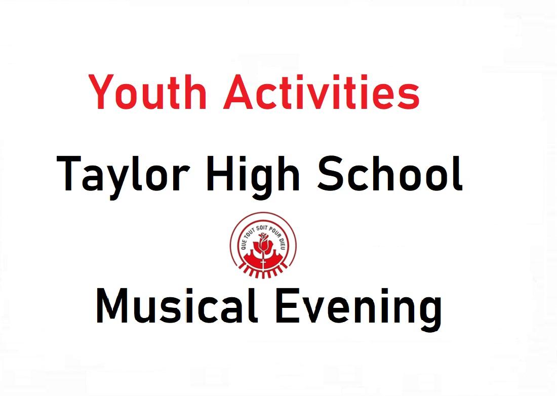 Taylor High School Musical Evening Rotary Club of Motherwell & Wishaw